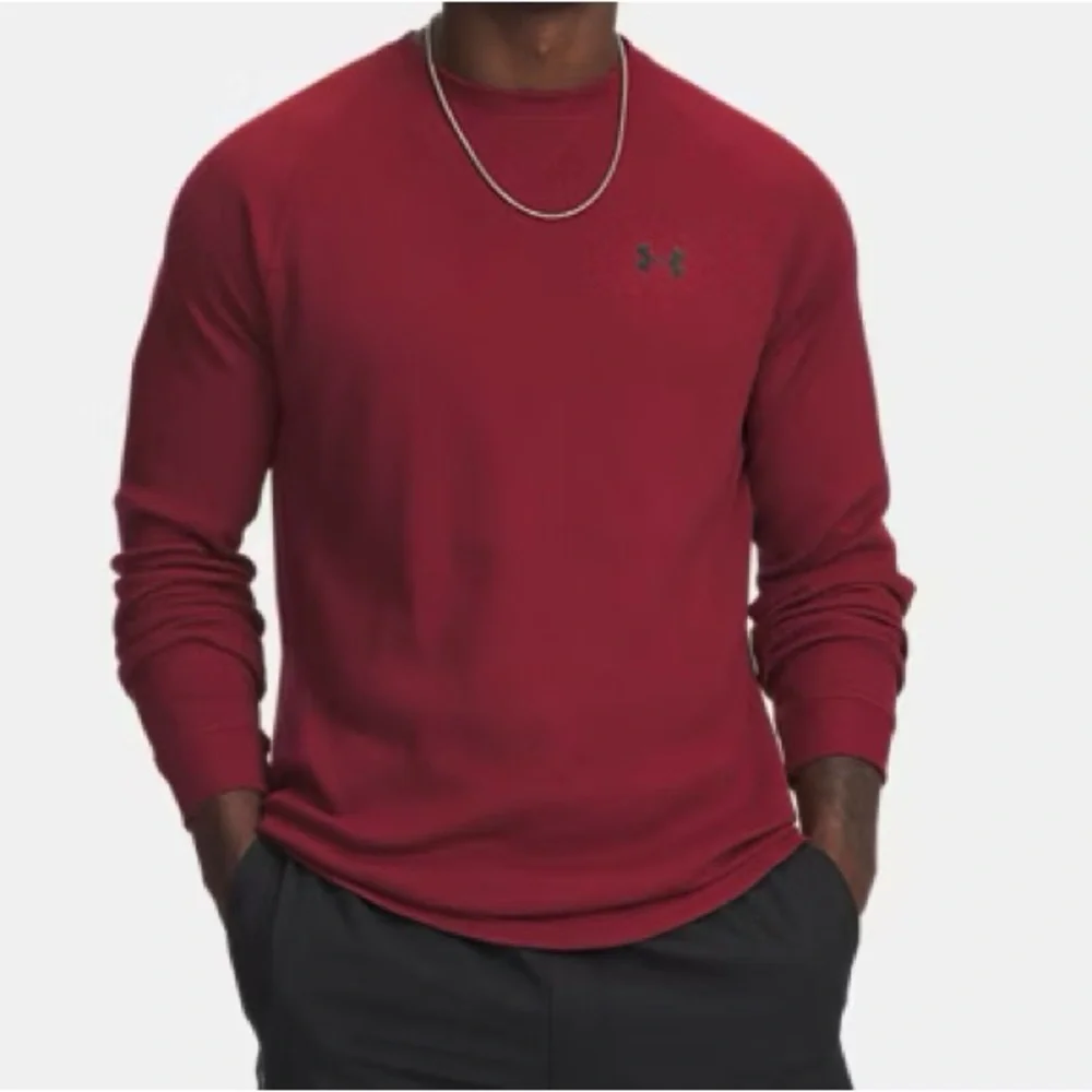 Under Armour Men's Burgundy Long Sleeve Tee